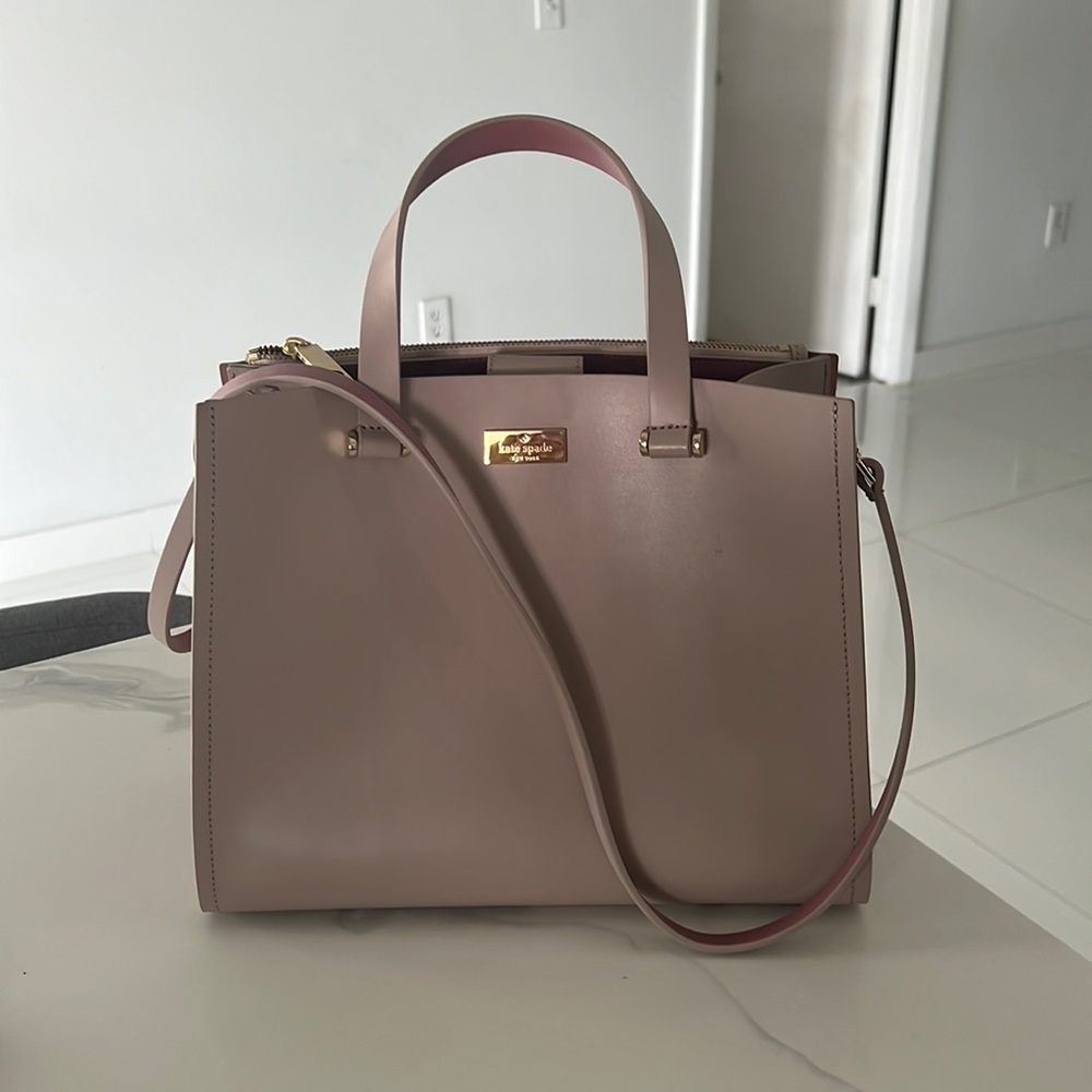 KS Brand new nude and pink tote. reversible color  strap and handle straps.